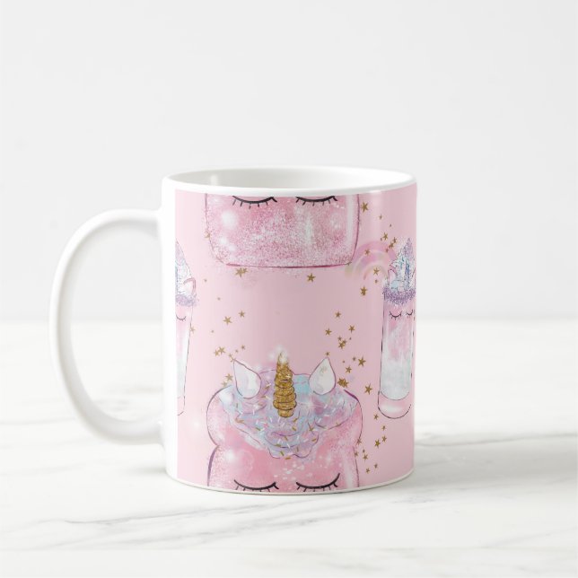 Unicorn Toast and Milkshake Coffee Mug (Left)