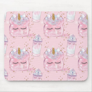 Unicorn Toast and Milkshake Mouse Mat