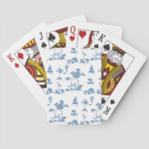 Unicorn Toile Playing Cards
