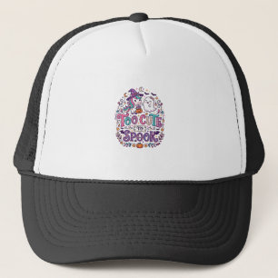 Unicorn Too Cute to Spook Colourful Marketplace Ar Trucker Hat