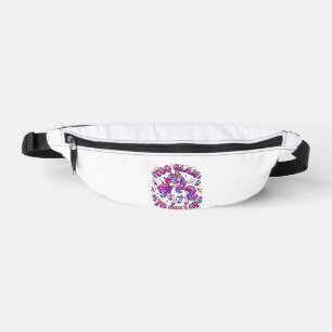 Unicorn Too Glam to Gallop Commercial Print on Dem Bum Bags