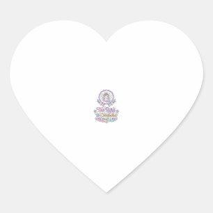 Unicorn Too Rare to Compare Cute Pastel T-Shirt De Heart Sticker