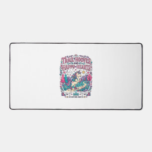 Unicorn Trail Hooves and Happy Hearts Colourful Ap Desk Mat
