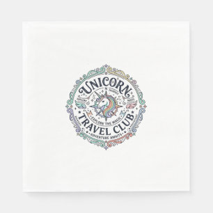 Unicorn Travel Club Original Zazzle Design_1 Napkin