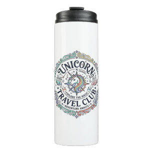 Unicorn Travel Club Original Zazzle Design_1 Thermal Tumbler