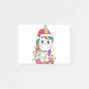 Unicorn Tree Christmas Sweater Xmas Pet Animal Post-it Notes