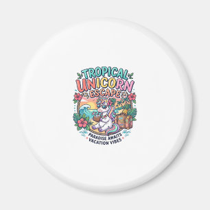 Unicorn Tropical Unicorn Escape POD Ready POD Artw Magnet