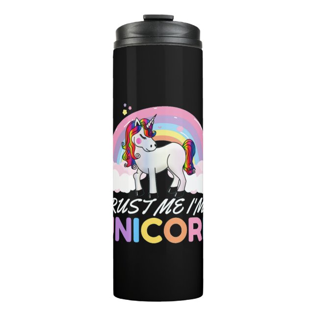 Unicorn Trust Me I'm Unicorn Thermal Tumbler (Front)