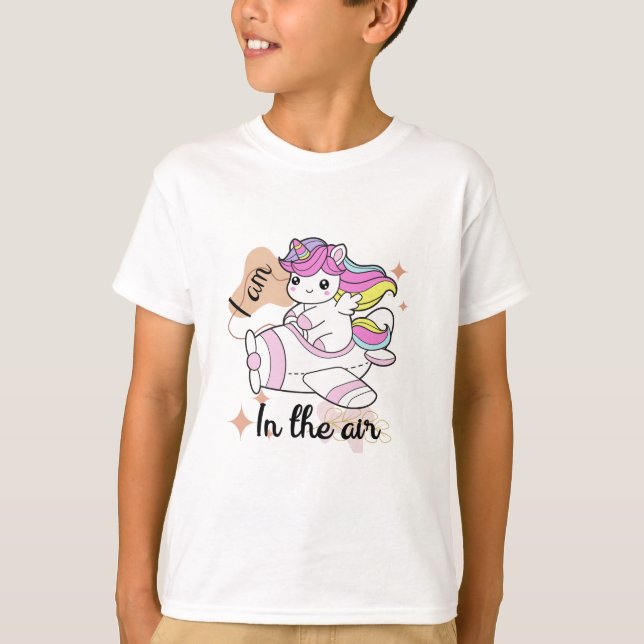 Unicorn tshirt design for kids  (Front)