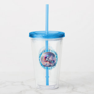 Unicorn Tumbler – Rainbow Castle Cloud Magic Stars