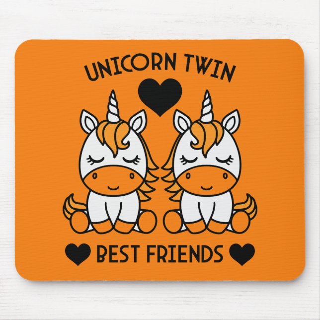Unicorn Twin Sister  Mouse Mat (Front)