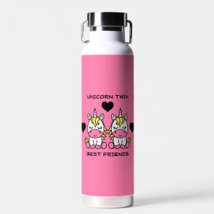 Unicorn Twin Sister  Water Bottle