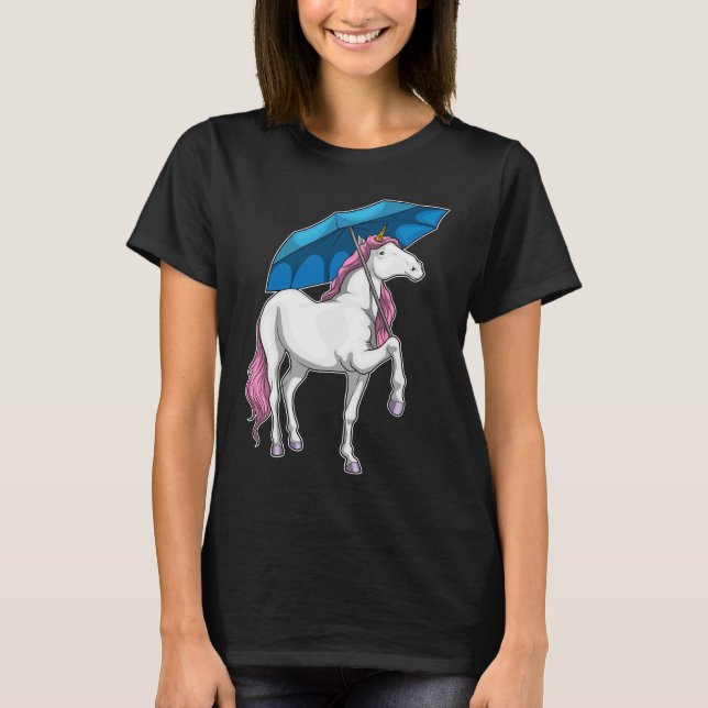 Unicorn Umbrella T-Shirt (Front)