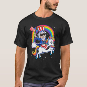Unicorn Uncle Sam 4th Of July Mericorn Men Women U T-Shirt