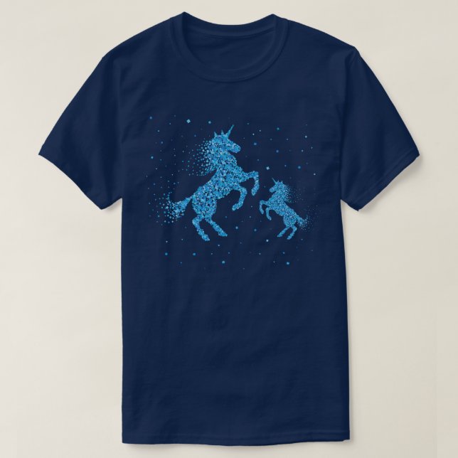 Unicorn Unicorn Unicorn Lovers T-Shirt (Design Front)