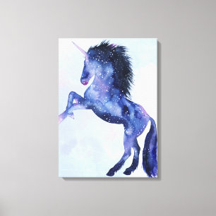 Unicorn Universe - Cosmic Canvas Print