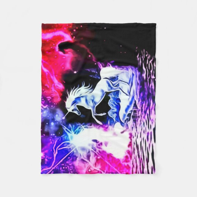Unicorn Universe Fleece Blanket (Front)