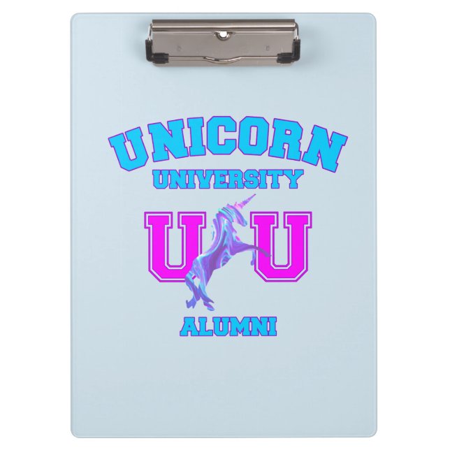Unicorn University Clipboard (Front)