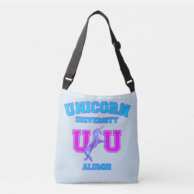 Unicorn University Crossbody Bag (Front)