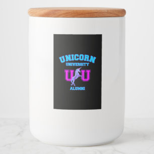 Unicorn University Food Label
