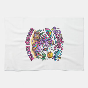 Unicorn Vacation Mode Unicorn Edition Commercial P Tea Towel