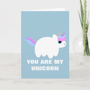 Unicorn Valentine's Day Holiday Card