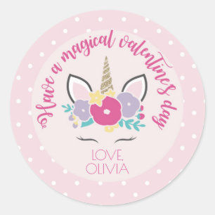 Unicorn Valentine's day Sticker