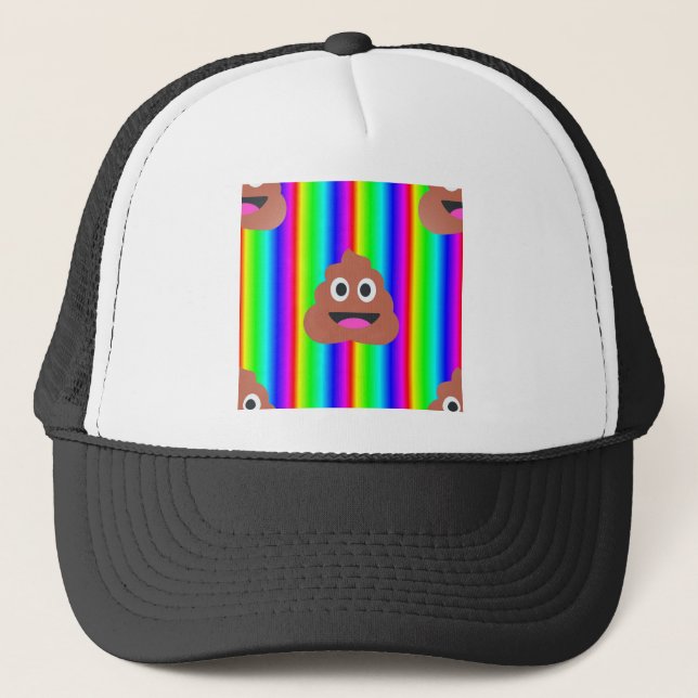 unicorn vomit trucker hat (Front)