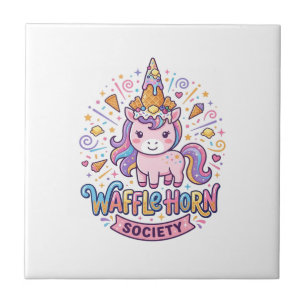 Unicorn Waffle Horn Society Print Ready Apparel Gr Tile