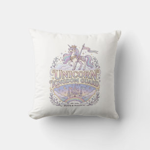Unicorn Wanderlust Unicorn Gift Idea Vector Design Cushion