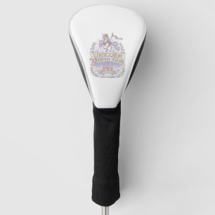 Unicorn Wanderlust Unicorn Gift Idea Vector Design Golf Head Cover