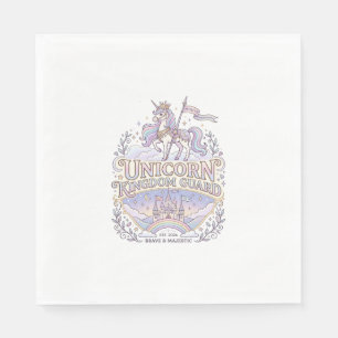 Unicorn Wanderlust Unicorn Gift Idea Vector Design Napkin