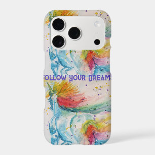 Unicorn Watercolor Painting Rainbow Girls Dreams