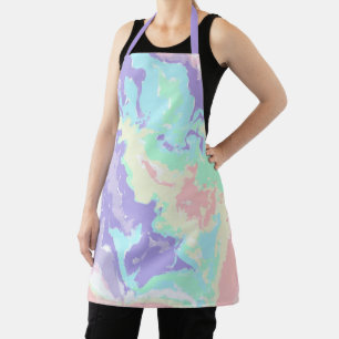 Unicorn Watercolor Pastels  Apron