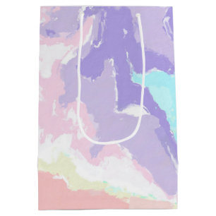 Unicorn Watercolor Pastels Medium Gift Bag