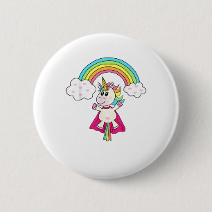 Unicorn Wearing Socks Men Women Kids Boys Girls Th 6 Cm Round Badge