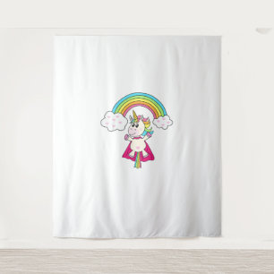 Unicorn Wearing Socks Men Women Kids Boys Girls Th Tapestry
