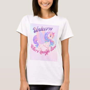 Unicorn Where Magic Lives T-Shirt