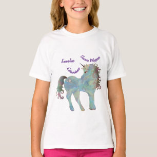 Unicorn Whisperer I Love Unicorns Personalise Name T-Shirt