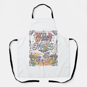 Unicorn Wild West Magic Original Apron