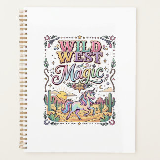 Unicorn Wild West Magic Original Planner