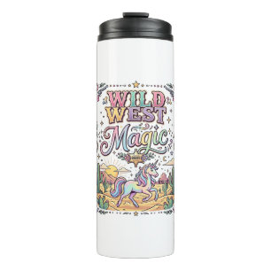 Unicorn Wild West Magic Original Thermal Tumbler
