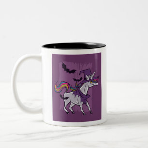 Unicorn Witch Two-Tone Coffee Mug