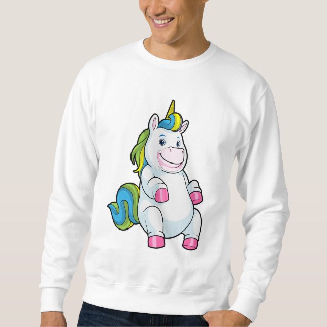 Unicorn with big Belly Sweatshirt (Front)