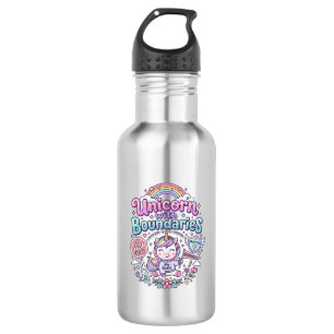 Unicorn with Boundaries Charming Apparel Graphic_1 532 Ml Water Bottle
