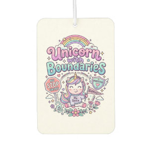 Unicorn with Boundaries Charming Apparel Graphic_1 Car Air Freshener