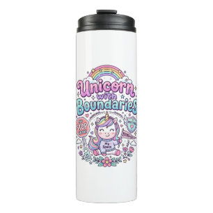 Unicorn with Boundaries Charming Apparel Graphic_1 Thermal Tumbler