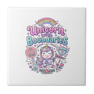 Unicorn with Boundaries Charming Apparel Graphic_1 Tile