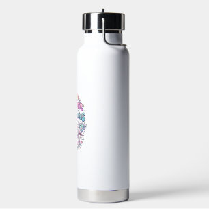 Unicorn with Boundaries Charming Apparel Graphic_1 Water Bottle