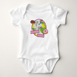 Unicorn With Donuts Baby Bodysuit